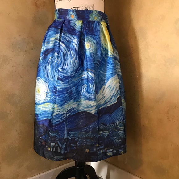 Dresses & Skirts - Van Gogh Starry Night Skirt